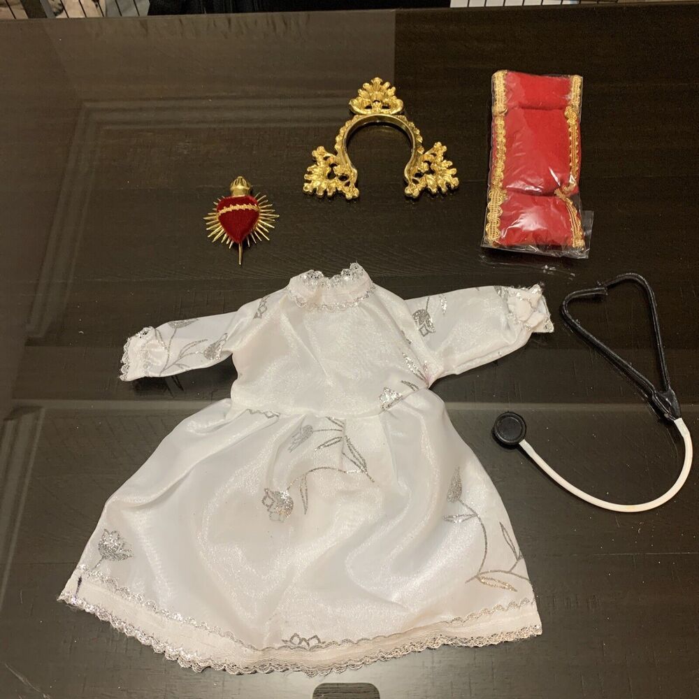 NIÑO DIOS DOCTOR Vestido Niño Dios Baby Jesus/ 20 cm.